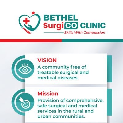 A community free of treatable surgical and medical conditions
  contact us at Tel:+256773827495 ,+256757108117, +256774030940..for medical and surgical consult