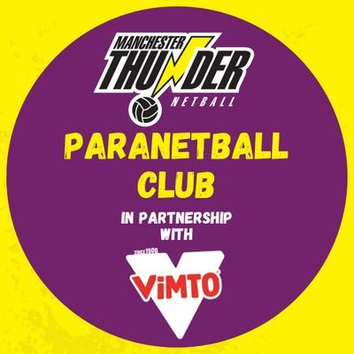 Official ParaNetball team of @thundernetball, in partnership with @vimto. We focus on the ability within disability ⚡️💛🖤