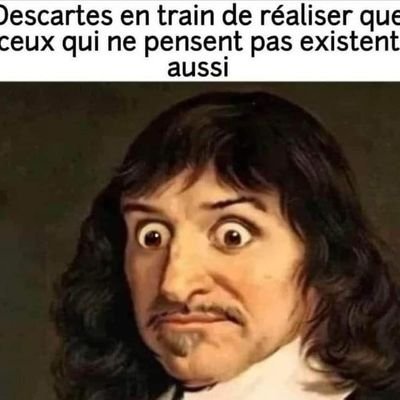 Même si tu penses pas, t'y es quand même. Et donc je suis 😱