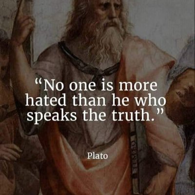 Always say what you really stand by without thinking about the circumstances. Speaking the truth can get you killed. ALWAYS REMEMBER THAT !