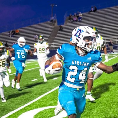 Airline High School, Class of 2024, Two Sport Athlete #Football (RB) (All District 1-5A (2021 & 22)) #Basketball (PG) trevonjackson19@yahoo.com