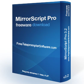 We write free teleprompter software and give it away as freeware. It's easy, intuitive, and doesn't include any annoying spyware.