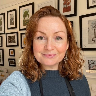 An artist with a painty apron who loves to drink tea. Owned Artful of Hexham, now based in the Ouseburn. Creates happy art, specialising in glass painting