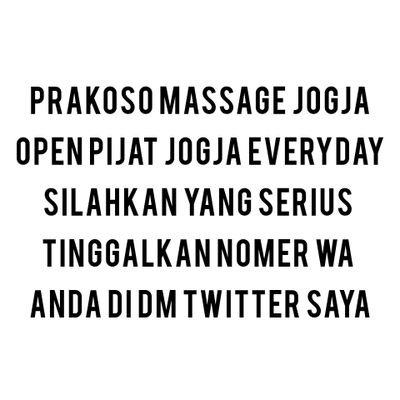 PRAKOSO #pijatjogja #massagejogja
