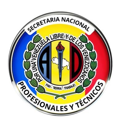 Twitter oficial de la Secretaría Nacional de Profesionales y Técnicos de Acción Democrática.