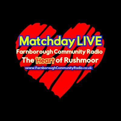 Matchday LIVE covers Farnborough FC's matches. To listen or to see upcoming commentaries go to https://t.co/R5hC9zL80T