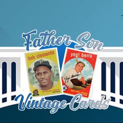 My son Jake & I are collectors of Vintage Cards. We go Live on Tiktok on Monday Nights 8pm Est.