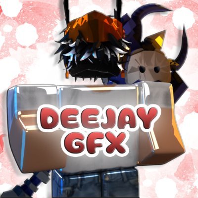 Hello Im deejay
 I make gfx's and sell them for robux
if ur intrested in buying Join the server below

https://t.co/pAQIceGTMC