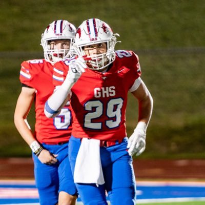 Grapevine HS 25’(TX) || 6’0 210 || Varsity TE #29 || 2023 2nd Team All District TE ||