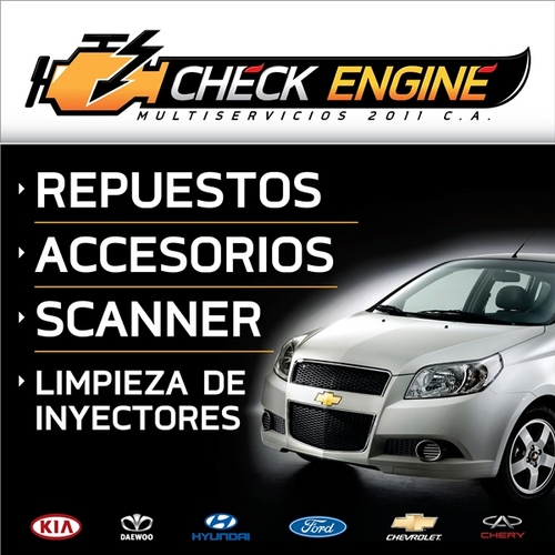venta de repuestos, servicio de scanner,limpieza de inyectores y repuestos de las marcas daewoo,hyundai,kia,ford,chevrolet
telf :0241-8660266