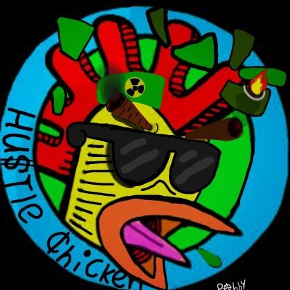 Hey! I'm hustle chicken, I'm a chicken who hustles! Any questions or comments D.M Me! I'm in Radioactive Chicken Heads! Go check us out!