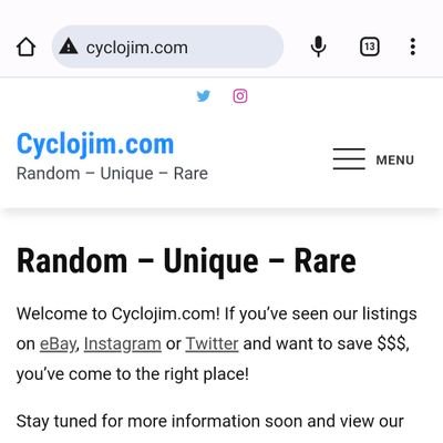 But direct from me or pay more with #eBay 

All items in hand, buy with confidence  #SKIPEBAY
jim@cyclojim.com and https://t.co/bd6QrQ1FMq