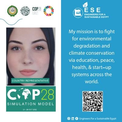 climate Ambassador 
climate facilitator
Member at United people Global
content writer climate at SDG Arabic group
climate Action volunteer at Equalizers