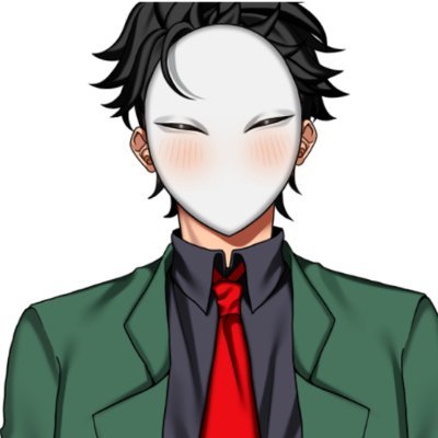 Facade412's profile picture. faceless #vtuber (model made by @Sophie_vt), hollow knight speedrunner and challenge guy