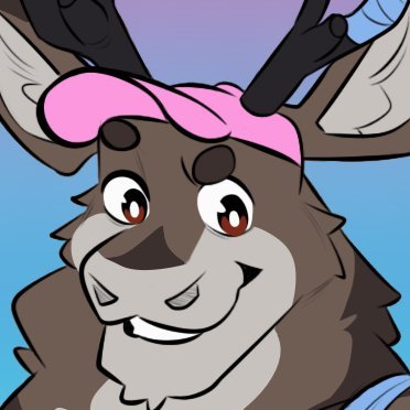 Sarcastic Reindeer, featured at TwitchCon2022 (no follow up questions, please). He/Him