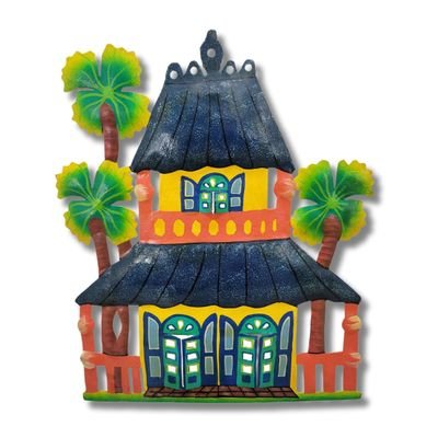 Capture The Caribbean Spirit With Handmade Crafts, Wall Art,  House Decor, Keychains, Magnets And Knickknacks. Created With Recycled Oil Drums And Metal.