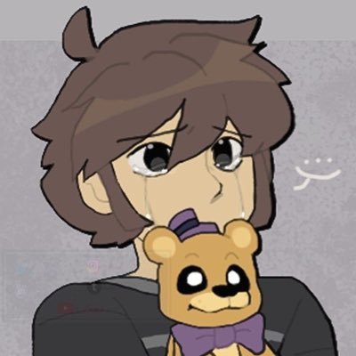 Thatcryingboi's profile picture. “….I-I am scared, pls don’t make me get closer to those t-things!!!” //Pfp isn’t mine// FNAFRP