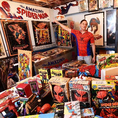 Over 50 years of connecting with and collecting Spider-Man! I do visual storytelling presentations at comic book & pop culture conventions and other events!