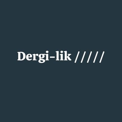 Dergi~lik 16 yıldır edebiyat, kültür, sanat ve düşünce dergilerini tanıtmaya, değerlendirmeye hizmet ediyor. Dergi emekçilerine selâm olsun!..