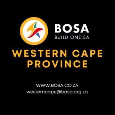 Build One South Africa - Western Cape Province is a political platform email: westerncape@bosa.org.za