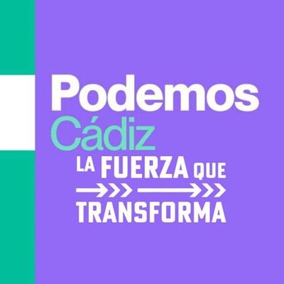 Cuenta oficial de Podemos Cádiz. Es hora de que se escuche la voz de la gente, entre todas podemos cambiar las cosas. #SíSePuede