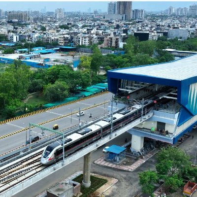 India's first Regional Rapid Transit System (RRTS) connecting Delhi-Ghaziabad-Meerut with rail-based high-speed transit services (Namo Bharat)