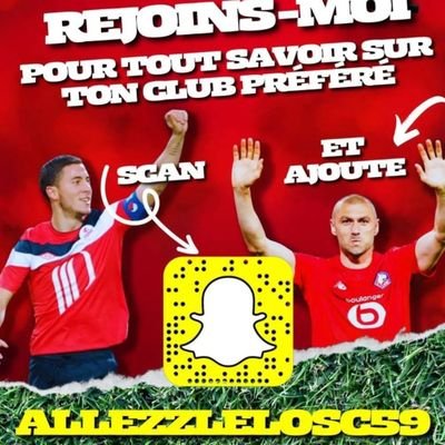 Snapchat :  👻 allezzlelosc59 👻
Infos,photos,videos du losc SUR SNAPCHAT