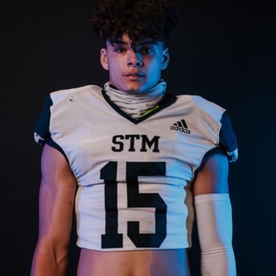 Class of 2024| 6’4, 195| 3.6 GPA| 4.52 40yrd| 37in vert| 10’5 broad| Head Coach @Coach_Ander5on | @STMCT_Football