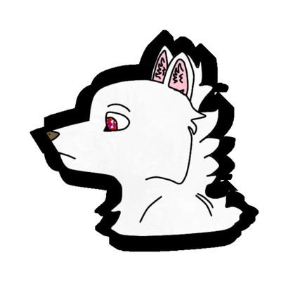 CosmicFurry666's profile picture. | albino wolf fursona | gay | stupid | 18 | dark humor | I also literally don't have instagram | furry |