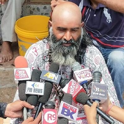 Convenor & Founder of first Roti Bank of India & Convenor of Bundeli Samaj, on indefinite hunger strike since 28 June 2018 at Mahoba for separate Bundelkhand