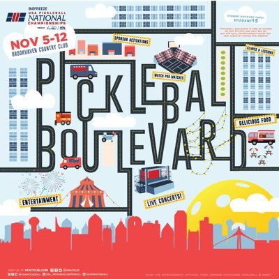 Pickleball_Blvd's profile picture. One street, with everything pickleball 🤩🛣️