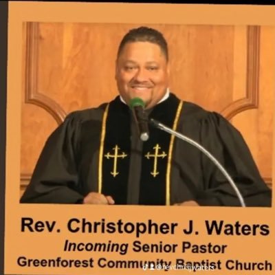 Senior Pastor of GreenForest Community Baptist Church, Morehouse Grad, Youth Advocate, & community organizer.
