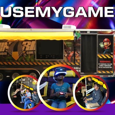 usemygametruck's profile picture. Mobile Entertainment Ctr 
Climate Controlled Enviroment 
7 Huge High Def TV Screens 
Latest Game Systems/Retro Games Systems 
Laptop Connections
Support for 28