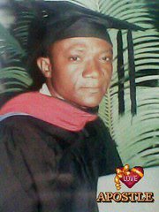 Iam Apostle Gibson Myers, a full-time gospel minister, trained and ordanied by the Assemblies of God since 1995