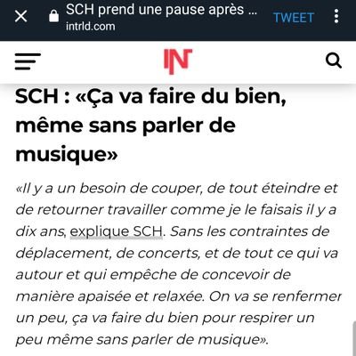 BAN à vie de mon compte de base ☹️☹️
Vald c'est pour quand ta méga mixtape ?
SCH annonce quelque chose j't'en prie.
Eh Lino ??!