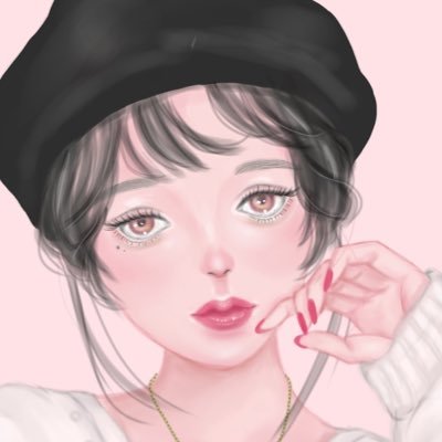 女の子イラスト🐼ピンク好き、月火にイラスト描く事多め💖週一の投稿を目標にしています！