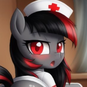 i am a nurse how’s everpony doing (my best friend @WickerMemy )