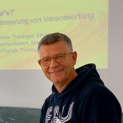 Private account of Prof. Peter Dabrock, Chair Systematic Theology (Ethics) @UniFAU; executive board @acatech_de; former Chair of German Ethics Council @ethikrat