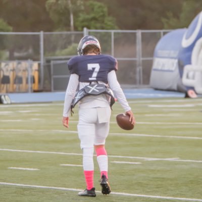 C/O 2024 : QB @ Trabuco hills high school :6’1 180 : 4.0 GPA