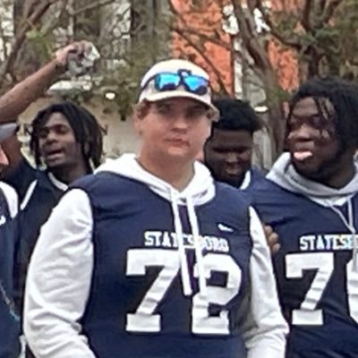 Statesboro High Football - OL - Class of 2025 - 6’3” - 295lbs 3.6GPA AP Classes - began playing football in the 9th grade. (912)531-2762