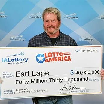 Earl  the Winner of the largest powerball jackpot lottery... $40million giving back to the society by paying credit cards debt,together we do good things 🙏.Dm