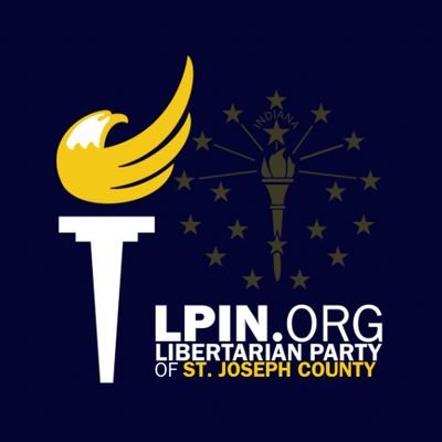 Official Twitter account for the St Joseph (County) Libertarian Party in Indiana. 
Part of the Libertarian Party of Indiana.
Sensible, Limited Government