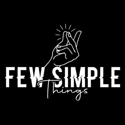 fewsimplethngs's profile picture. Few simple things podcast.