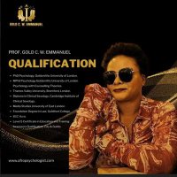 Prof. Gold Emmanuel, C W (@drgolde) 's Twitter Profile Photo Prof. Gold Emmanuel, C W (@drgolde) 's Twitter Profile Photo
