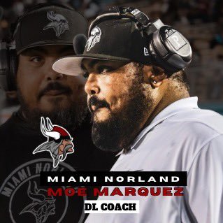 The standard for dlinemen in Florida Head Defensive line coach at Miami Norland, Youth Mentor, Father,Man of god. Instagram: @therealcoachmoe