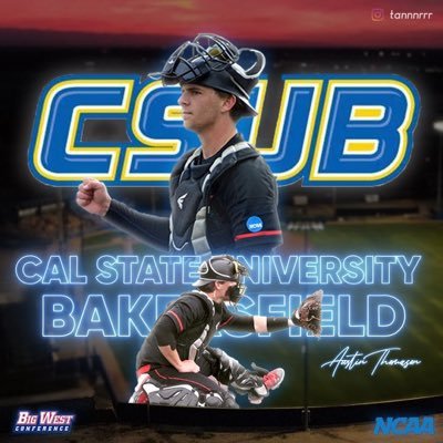 Cal State University Bakersfield Baseball Catcher #18 @csub_baseball