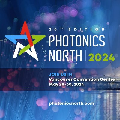 Join us at the Vancouver Convention Centre, May 28-30, 2024 for the 26th Photonics North Conference!