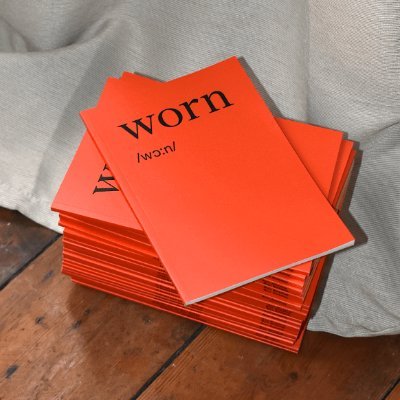 Worn produces creative projects about people's relationships with their clothing. Co-founded by @AbigailJubb and Morag Seaton.