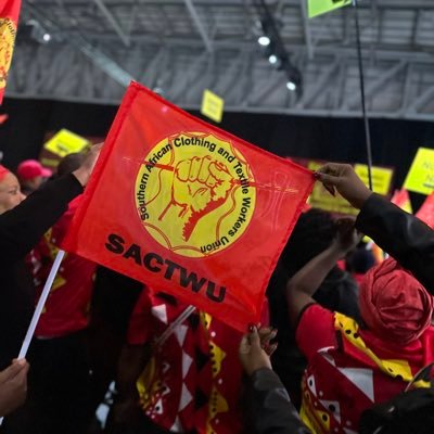 The Southern African Clothing & Textile Workers' Union, founded in 1989, an affiliate of @COSATU. President: Susan Khumalo, General Secretary: Bonita Loubser