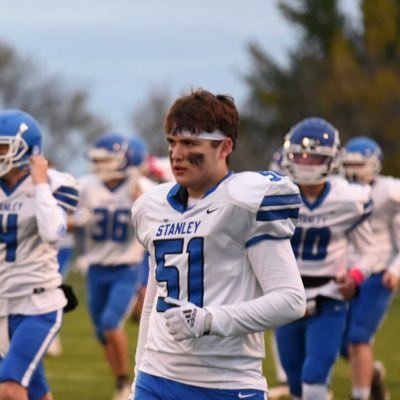 C/O 2025 Stanley High School (ND) | DE/OT | 6’3, 221 lbs| 27 ACT, 1/45 Class Rank, 4.00 GPA, National Honor Society| Cell: 701-339-1648